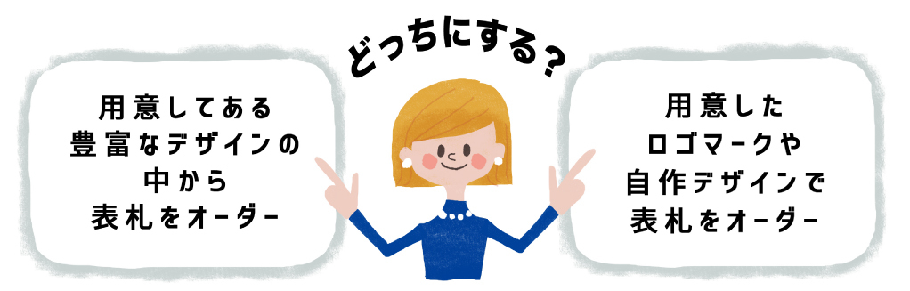 表札選択