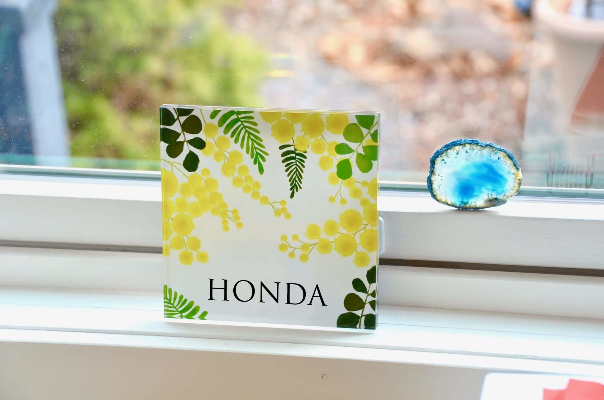 ミモザのデザイン表札