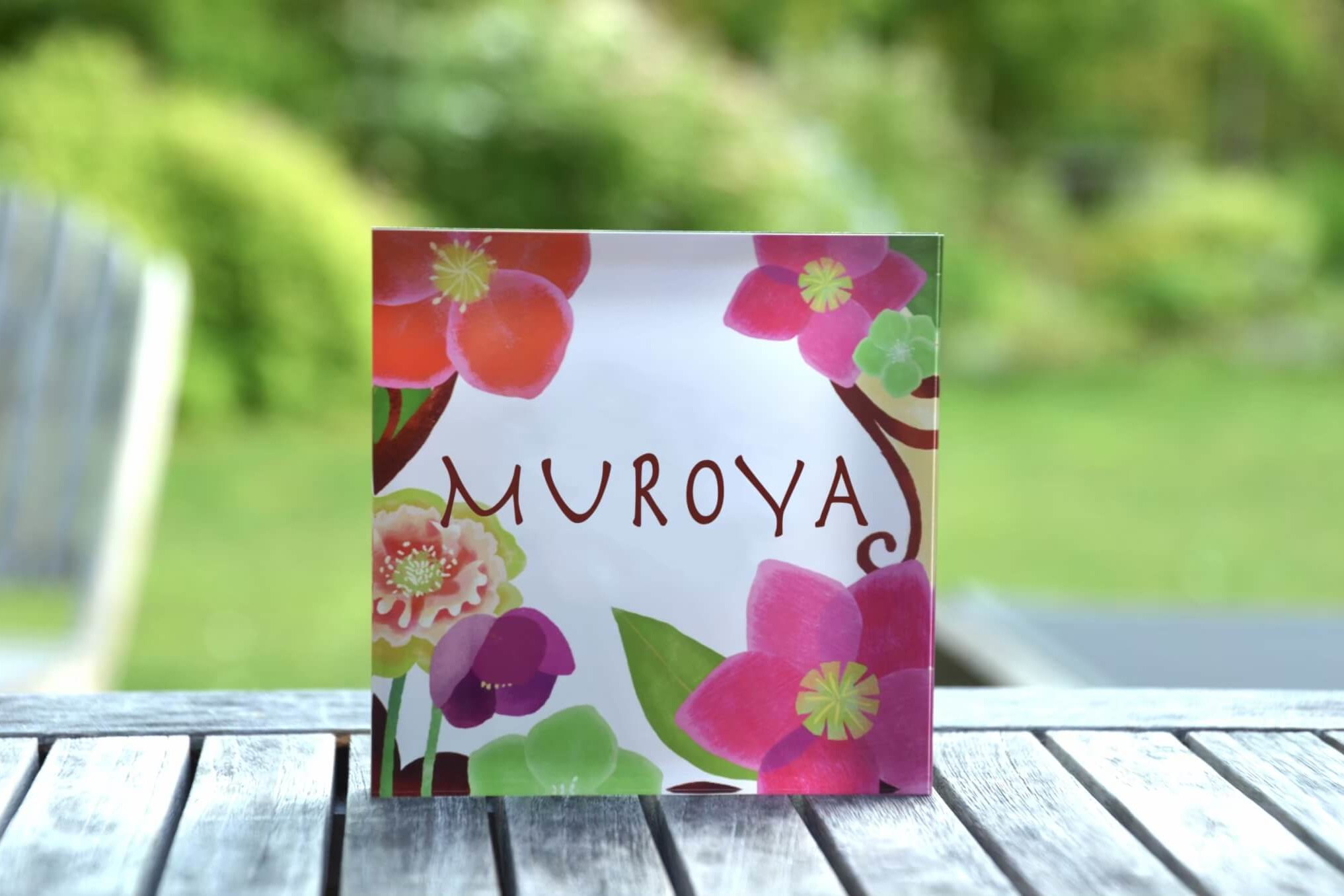 クリスマスローズデザインのおしゃれ表札